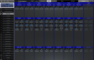Click to display the Novation SuperNova Performance - Effects 2 Editor