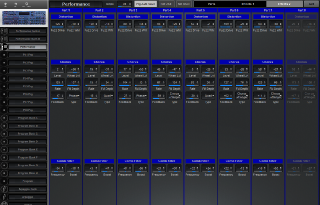 Click to display the Novation SuperNova Performance - Ext 1 Editor