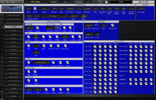 Click to display the Novation SuperNova Pt 1 Prg - ARP / FX/ MOD Editor