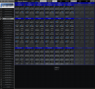 Click to display the Novation SuperNova 2 Kbd Performance - Effects 2 Editor