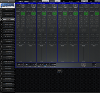 Click to display the Novation SuperNova 2 Kbd Performance - Ext 1 Editor