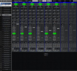 Click to display the Novation SuperNova 2 Kbd Performance - Parts Editor
