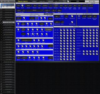 Click to display the Novation SuperNova 2 Kbd Pt 1 Prg - ARP / FX/ MOD Editor