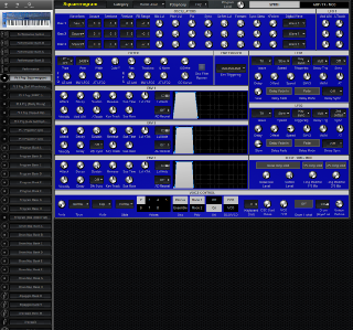 Click to display the Novation SuperNova 2 Kbd Pt 1 Prg - SYNTH Editor