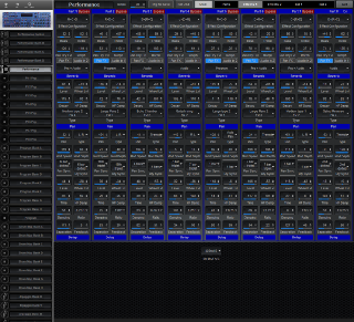 Click to display the Novation SuperNova 2 Rack Performance - Effects 1 Editor