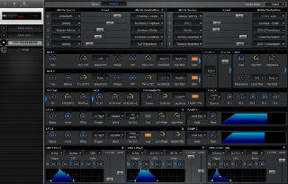 Click to display the Oberheim Matrix-1000 Patch Editor