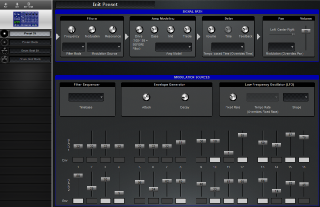 Click to display the Roger Linn Design AdrenaLinn Preset 99 Editor