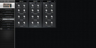 Click to display the Roland BOSS GT-6 PreAmps Editor