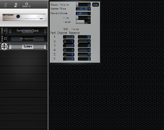 Click to display the Roland CM-32p System Editor
