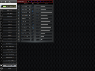 Click to display the Roland D-110 Rhythm Temp Setup Editor