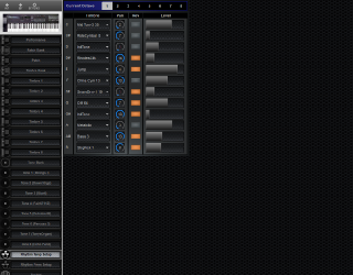 Click to display the Roland D-20 Rhythm Temp Setup Editor