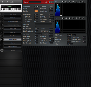 Click to display the Roland D-70 4 Tone Group Editor
