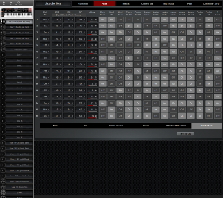 Click to display the Roland FA-06 Studio Set - Parts Editor