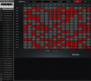 Click to display the Roland FA-07 Studio Set - Pads Editor