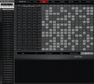 Click to display the Roland FA-07 Studio Set - Parts Editor