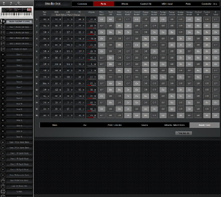 Click to display the Roland FA-08 Studio Set - Parts Editor