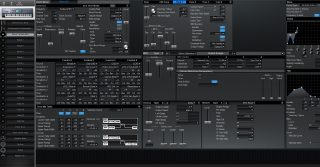 Click to display the Roland Fantom FA-76 (v2) Patch 1 Editor