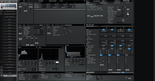Click to display the Roland Fantom FA-76 (v2) Rhythm Pt 1 Editor