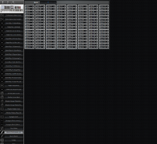 Click to display the Roland Fantom X8 Chord (Performance) Editor