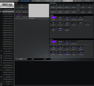 Click to display the Roland Fantom X8 Performance - Amp Editor