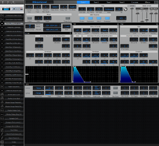 Click to display the Roland Fantom XR Patch/Rhy 1 - Tone Editor