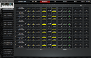 Click to display the Roland Juno-DS61 Performance - Pitch/Vibrato Editor