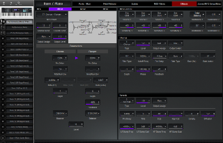 Click to display the Roland Juno-DS76 Performance - Effects Editor