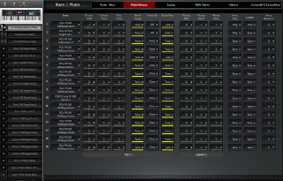 Click to display the Roland Juno-DS88 Performance - Pitch/Vibrato Editor