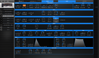 Click to display the Roland Jupiter-X Tone 1 - JX-8P Editor