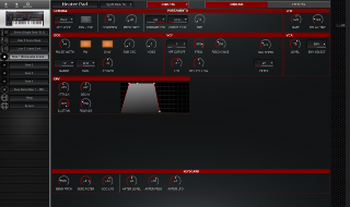 Click to display the Roland Jupiter-X Tone 1 - Juno 106 Editor