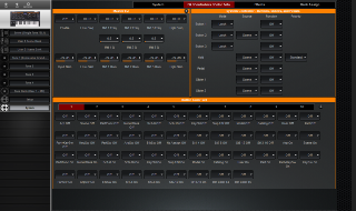 Click to display the Roland Jupiter-Xm System - EQ/Controllers/Color Sets Editor