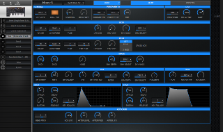 Click to display the Roland Jupiter-Xm Tone 1 - JX-8P Editor