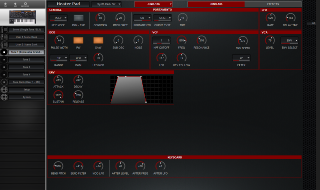 Click to display the Roland Jupiter-Xm Tone 1 - Juno 106 Editor