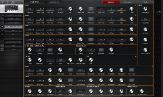 Click to display the Roland Jupiter-Xm Tone 1 - Jupiter-X Editor