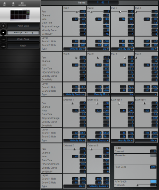 Click to display the Roland PAD-80 Patch Editor