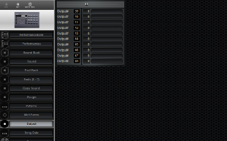 Click to display the Roland R-5 Output Editor