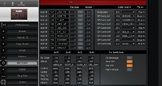 Click to display the Roland R-8 MkII MIDI Parms Editor