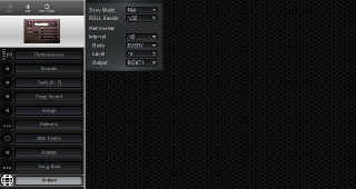 Click to display the Roland R-8 MkII System Editor