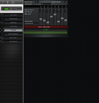 Click to display the Roland S-330 Function Editor