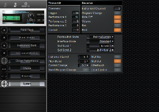 Click to display the Roland TD-7 System Editor