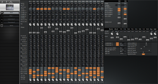 Click to display the Roland VM-3100 Mixer Editor