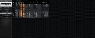 Click to display the Roland XP-10 Drums Editor