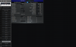 Click to display the Roland XP-30 Patch Effects Editor
