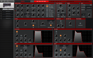 Click to display the Sequential PRO 3 SE Patch - OSC/ENV/VCF/VCA Editor