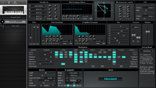 Click to display the Sequential Prophet VS Program Editor