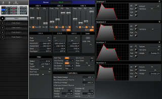Click to display the Studio Electronics SE-1X Red Eye Patch Editor