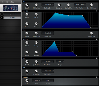 Click to display the Waldorf 4Pole Program Editor