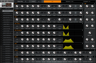 Click to display the Waldorf Blofeld Keyboard Sound - OSC Editor