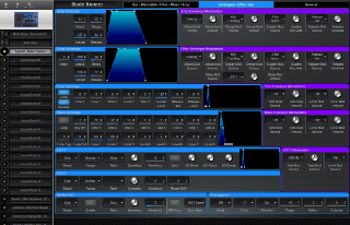 Click to display the Waldorf M Sound - Envelopes/LFOx/Arp Editor