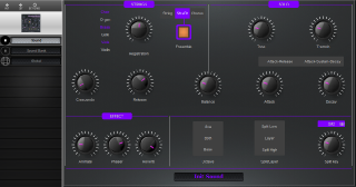 Click to display the Waldorf Streichfett Sound Editor